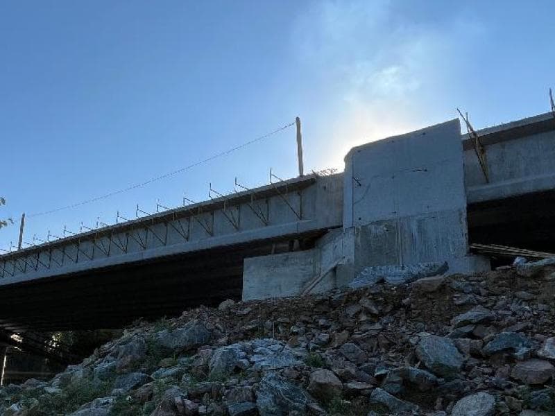Ponte do Brasão está com 65% da estrutura construída