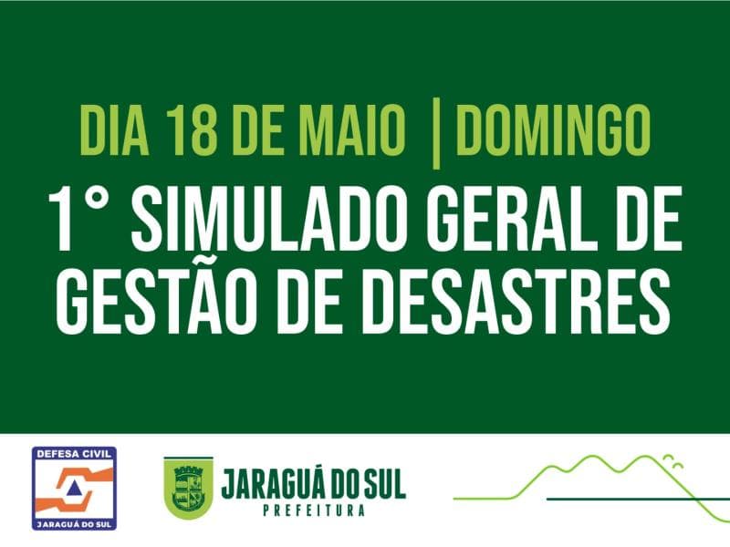 Simulado geral de Defesa Civil ocorrerá neste domingo (18)
