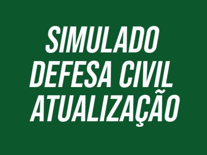 SIMULADO: Enxurrada causa deslizamento na Barra do Rio Molha