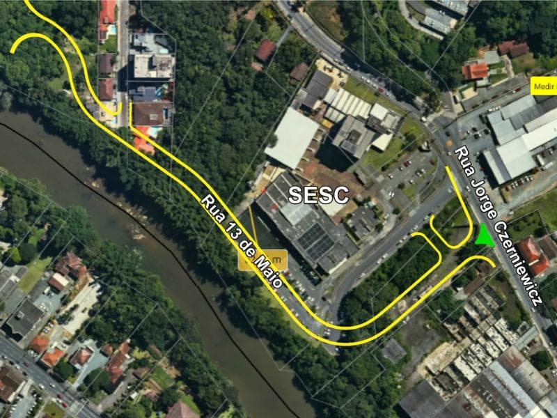 Iniciaram as obras do Trecho V na Rua 13 de Maio