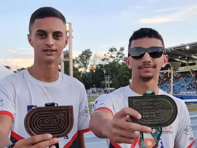 Dupla do atletismo faz dobradinha no pódio do Brasileiro Sub-18