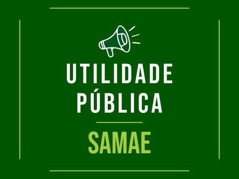 Samae realizará manutenção e nivelamento de via neste sábado