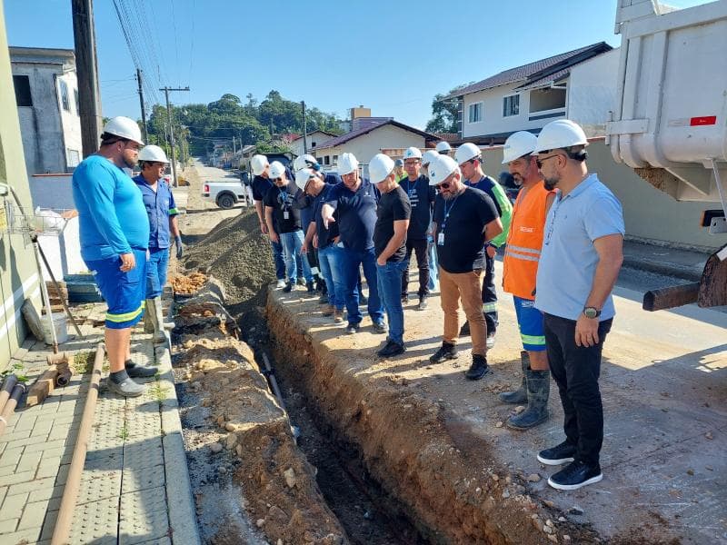 Samae recebe comitiva da Companhia Águas de Joinville