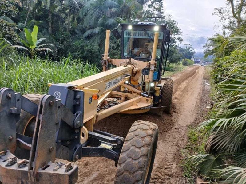 Ação intensiva melhora mais de 100 km de estradas rurais