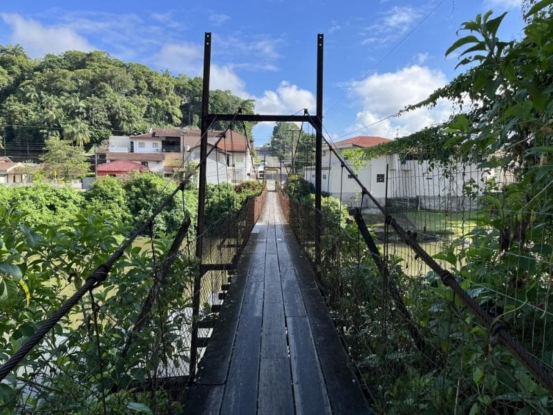 Interdição da ponte pênsil Pedro Picolli na próxima segunda-feira (18)