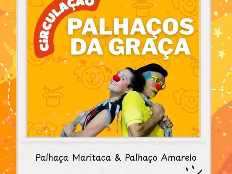 Palhaços de Graça leva arte e diversão para CEIs e comunidade