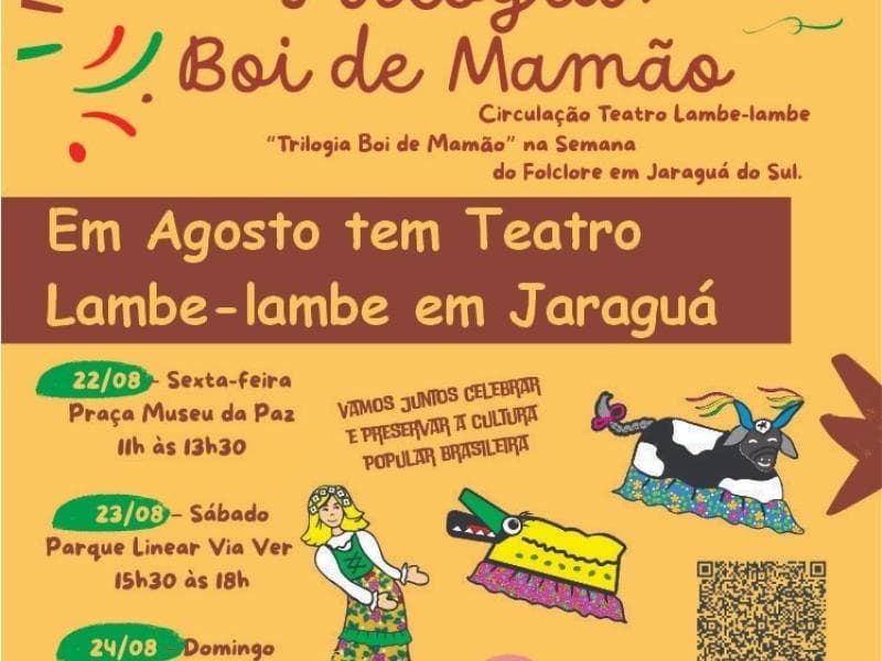 Trilogia Boi de Mamão comemora o Dia do Folclore